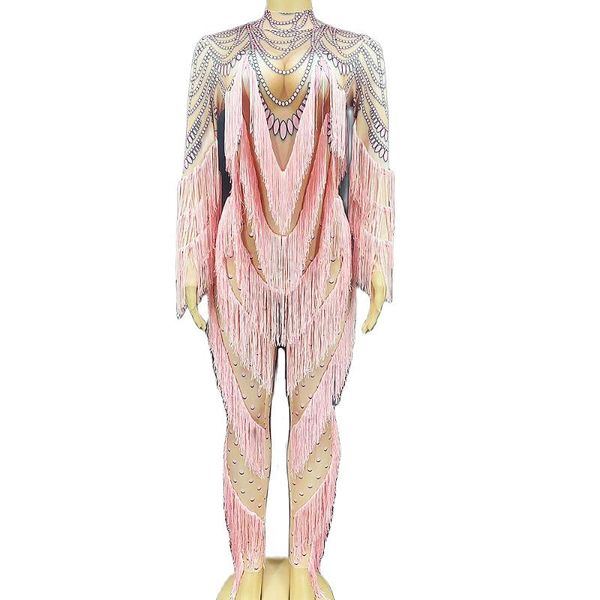 tassel bodysuit women striped printing long sleeve ladies nightclub performance clothing theatrical costume for stage wear, Black;red
tassel bodysuit women striped printing long sleeve ladies nightclub performance clothing theatrical costume for stage wear, Black;red