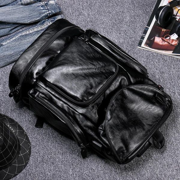 backpack storage men's bag 2021 multi-function shoulder travel large capacity simple school business
backpack storage men's bag 2021 multi-function shoulder travel large capacity simple school business