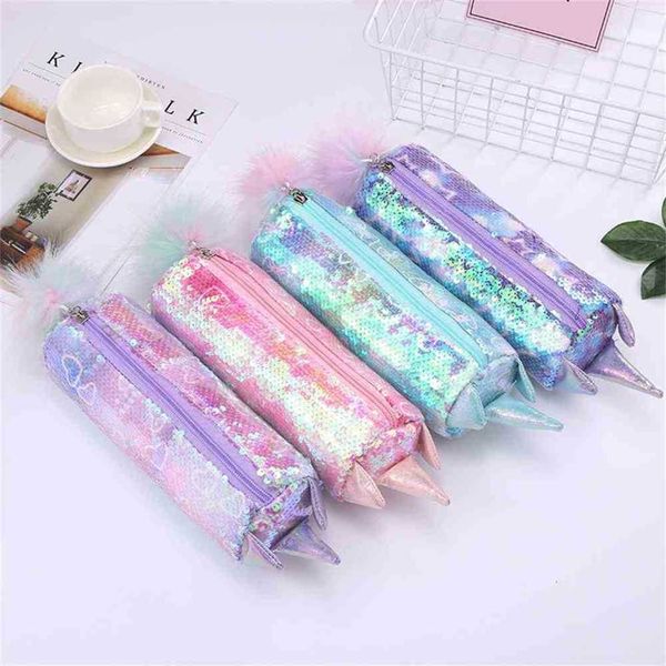 student pencil case unicorn candy sequin cartoon pencil mini bags for children stationery bags storage purses kids cute pen box g75qcgn, Black
student pencil case unicorn candy sequin cartoon pencil mini bags for children stationery bags storage purses kids cute pen box g75qcgn, Black