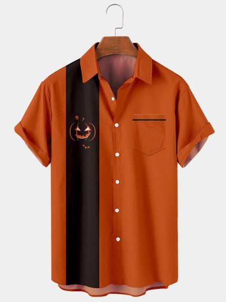 men's casual shirts 2021 halloween stripe 3d digital printing trendy wide shirt men, White;black
men's casual shirts 2021 halloween stripe 3d digital printing trendy wide shirt men, White;black