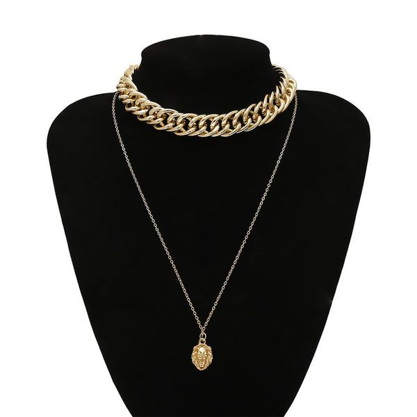 pendant necklaces wholesale 5 lion pendants double layer necklace clavicle chain alloy girl classic jewelry souvenir gift, Silver
pendant necklaces wholesale 5 lion pendants double layer necklace clavicle chain alloy girl classic jewelry souvenir gift, Silver