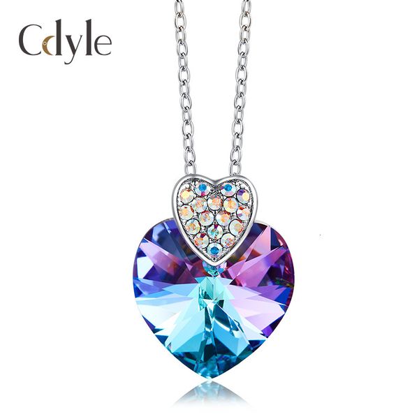 necklace accessories heart women's fashion simple versatile creative crystal love pendant, Silver
necklace accessories heart women's fashion simple versatile creative crystal love pendant, Silver