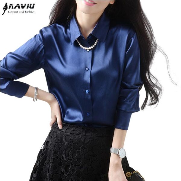 women's blouses & shirts elegant intellectuality women long sleeve blouse silks satins female all-match loose plus size sh, White
women's blouses & shirts elegant intellectuality women long sleeve blouse silks satins female all-match loose plus size sh, White