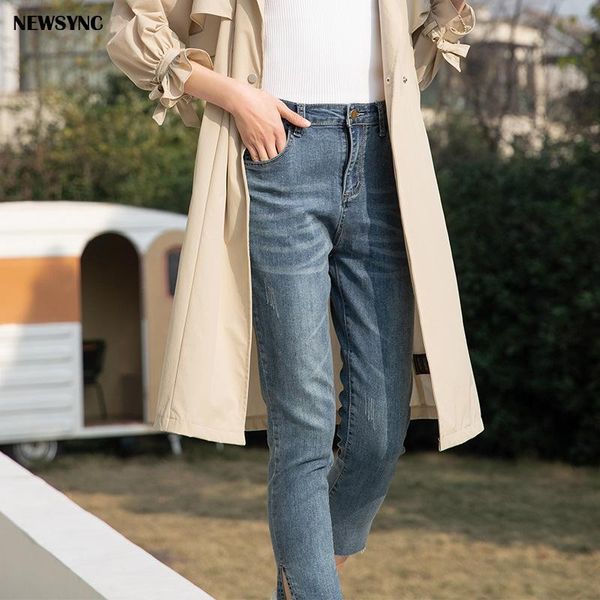 women's jeans sync women pants 2021 spring summer high waist ladies office lady denim nine minutes trousers cowboy pencil, Blue
women's jeans sync women pants 2021 spring summer high waist ladies office lady denim nine minutes trousers cowboy pencil, Blue
