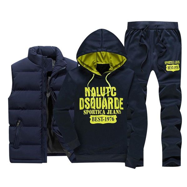men's tracksuits men homme hoodies printed sweater thickened three-piece down jacket large size clothing tracksuit sets, Gray
men's tracksuits men homme hoodies printed sweater thickened three-piece down jacket large size clothing tracksuit sets, Gray