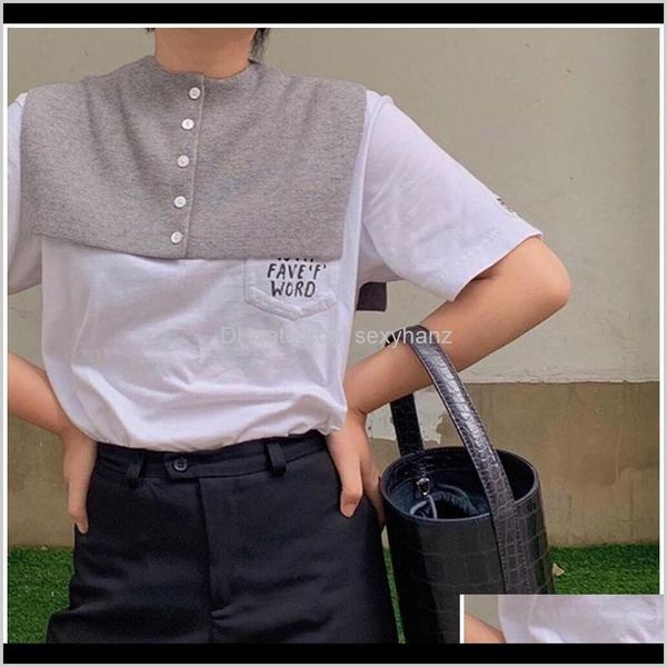 blouses shirts womens clothing apparel drop delivery 2021 women autumn knitted big shawl button down round neck fake collar solid color warm, White
blouses shirts womens clothing apparel drop delivery 2021 women autumn knitted big shawl button down round neck fake collar solid color warm, White