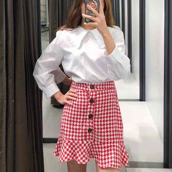 skirts women sweet red houndstooth za single breasted mini female fashion hairy high waist a-line streetwear skirt femme 8wom, Black
skirts women sweet red houndstooth za single breasted mini female fashion hairy high waist a-line streetwear skirt femme 8wom, Black
