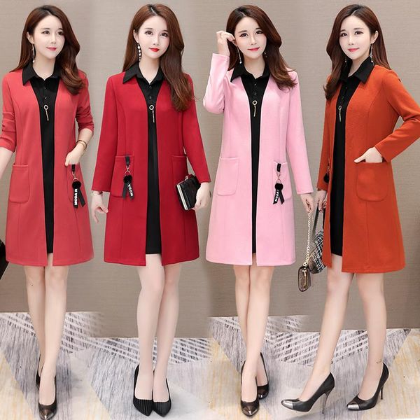 two piece dress middle ages mother 2021 herfst womens long sleeves coat + vest jurk sets effen color female random pieces suits lu1058, White
two piece dress middle ages mother 2021 herfst womens long sleeves coat + vest jurk sets effen color female random pieces suits lu1058, White
