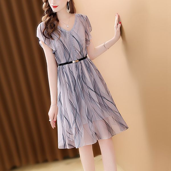 women holiday beach short dress chiffon gradient color fashion slim high waist sleeve sashes summer mini dresses 210518, Black;gray
women holiday beach short dress chiffon gradient color fashion slim high waist sleeve sashes summer mini dresses 210518, Black;gray