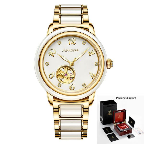 women watch 100% jade automatic skeleton mechanical couple watches creative unique business men wristwatches, Slivery;brown
women watch 100% jade automatic skeleton mechanical couple watches creative unique business men wristwatches, Slivery;brown