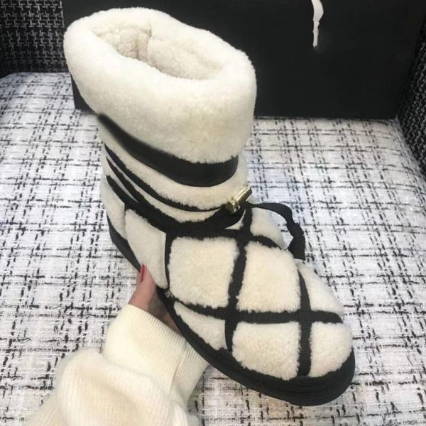 boots wool ankle snow comfortable casual women warm down booties luxury round toe platform short boottes flat shoes, Black
boots wool ankle snow comfortable casual women warm down booties luxury round toe platform short boottes flat shoes, Black