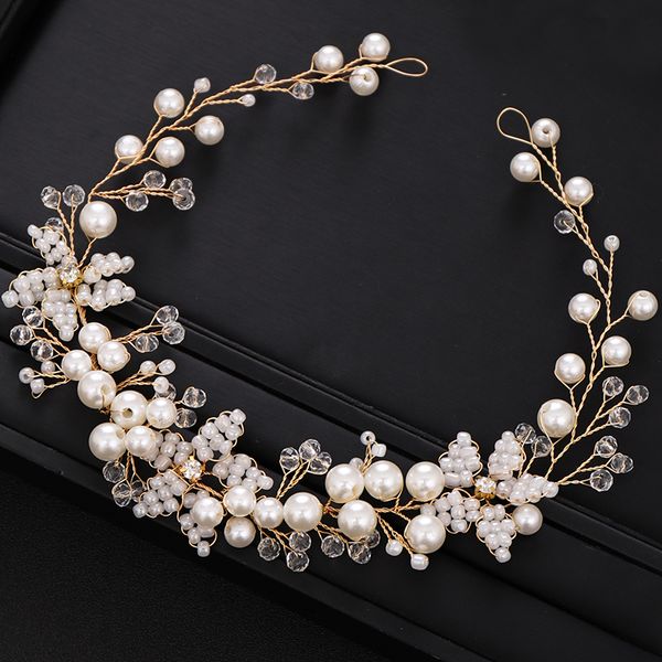 trendy handmade wedding hair accessories golden headband flowers baroque rhinestones pearl tiara bridal hair accessories giftsdio chan conta, Golden;white
trendy handmade wedding hair accessories golden headband flowers baroque rhinestones pearl tiara bridal hair accessories giftsdio chan conta, Golden;white