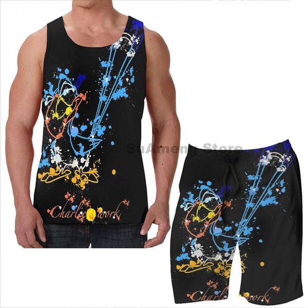 men's tracksuits summer funny print men tank women painting zazu beach shorts sets fitness vest, Gray
men's tracksuits summer funny print men tank women painting zazu beach shorts sets fitness vest, Gray