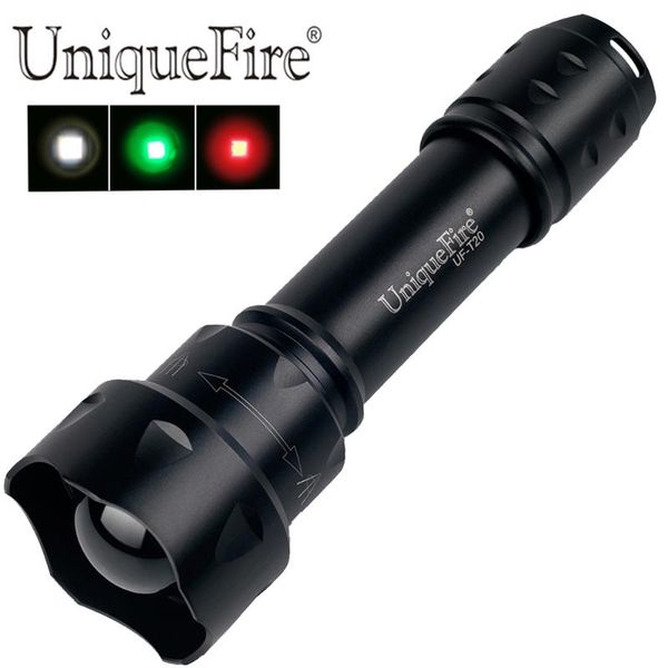 uniquefire 38mm t20 xre green / red white torch 3 modes zoomable 20mm convex lens lantern for 1x18650 flashlights torches
uniquefire 38mm t20 xre green / red white torch 3 modes zoomable 20mm convex lens lantern for 1x18650 flashlights torches
