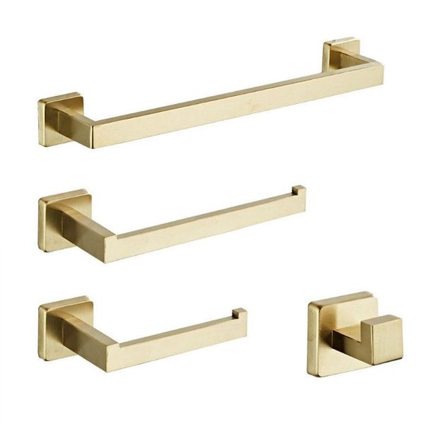 bath accessory set bathroom hardware set, brushed gold towel rail bar,towel rack, paper holder,towel hanger,robe hook black
bath accessory set bathroom hardware set, brushed gold towel rail bar,towel rack, paper holder,towel hanger,robe hook black