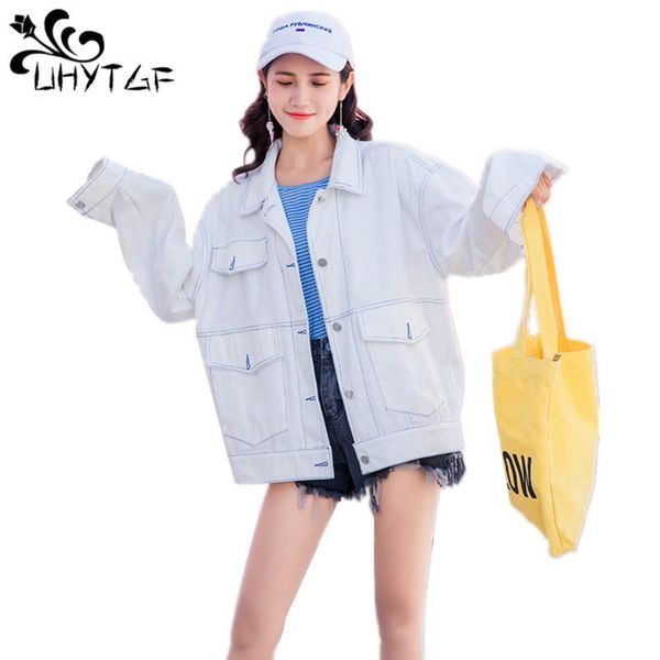 women's jackets uhytgf jeans jacket and coats for women korean loose wild 2021 spring autumn casual college style denim x303, Black;brown
women's jackets uhytgf jeans jacket and coats for women korean loose wild 2021 spring autumn casual college style denim x303, Black;brown