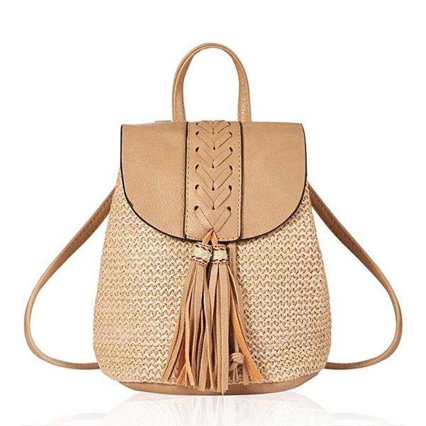 fashion summer straw mini backpack luxury designer small beach travel women's bag bohemian tassel shoulder style
fashion summer straw mini backpack luxury designer small beach travel women's bag bohemian tassel shoulder style