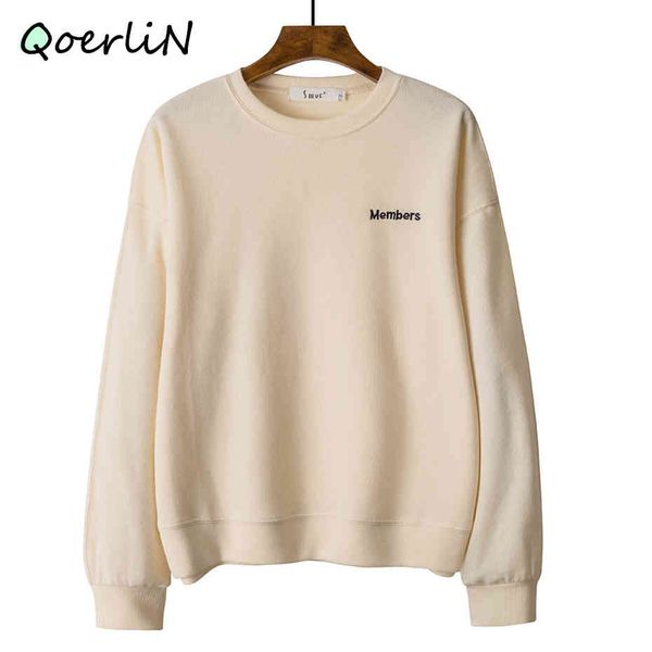 harajuku autumn pullovers women letter embroidered sweatshirts loose korean pulls streetwear long sleeve pullovers plus size 210416, Black
harajuku autumn pullovers women letter embroidered sweatshirts loose korean pulls streetwear long sleeve pullovers plus size 210416, Black