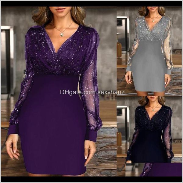 casual dresses womens clothing apparel drop delivery 2021 women long sleeve sequin split summer female black retro elegant party culb dr, Black;gray
casual dresses womens clothing apparel drop delivery 2021 women long sleeve sequin split summer female black retro elegant party culb dr, Black;gray