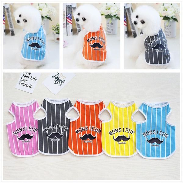 dog apparel pet vests vertical stripes summer soft pets dogs clothing for small medium costume puppy clothes chihuahua yorkie cat
dog apparel pet vests vertical stripes summer soft pets dogs clothing for small medium costume puppy clothes chihuahua yorkie cat