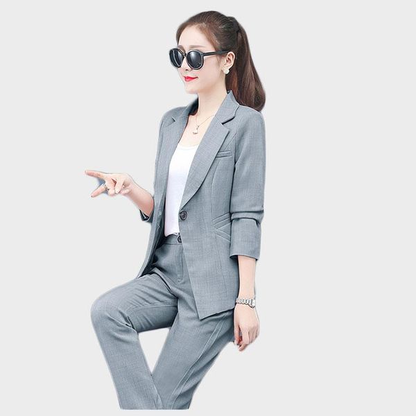 women's suits & blazers selling product in 2021 elegant women blazer two piece set suit autumn korean style lady clothes 35, White;black
women's suits & blazers selling product in 2021 elegant women blazer two piece set suit autumn korean style lady clothes 35, White;black