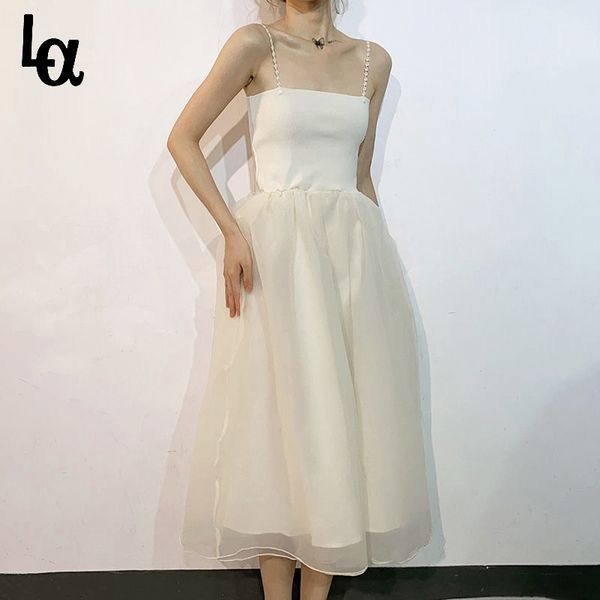 summer spaghetti strap midi dress women sweet elegant vintage female sleeveless office lady korean 210519, Black;gray
summer spaghetti strap midi dress women sweet elegant vintage female sleeveless office lady korean 210519, Black;gray