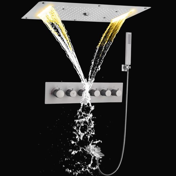 bathroom shower sets brushed nickel thermostatic rainfall faucets set 700x380 mm led high flow waterfall
bathroom shower sets brushed nickel thermostatic rainfall faucets set 700x380 mm led high flow waterfall