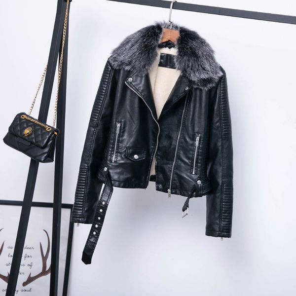 women's suits & blazers original design female's slim warm winter leather jacket blazer punk dj leather short jacket motorcycle si, White;black
women's suits & blazers original design female's slim warm winter leather jacket blazer punk dj leather short jacket motorcycle si, White;black