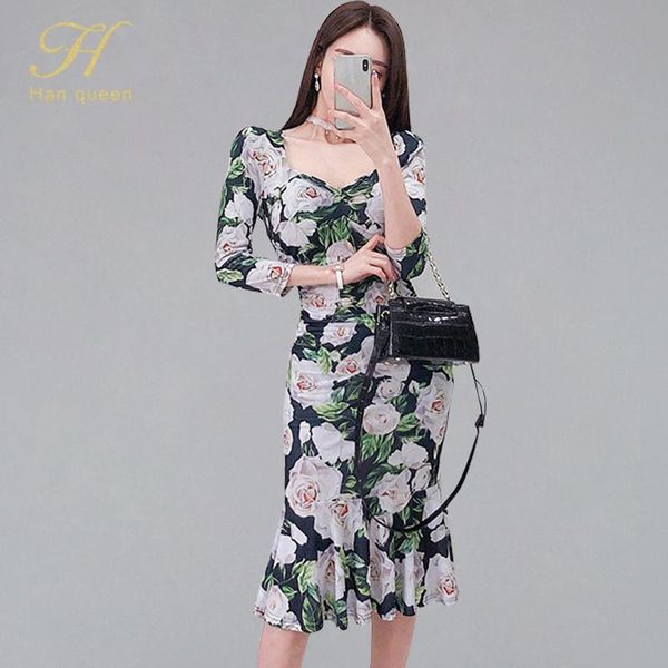 casual dresses h han queen elegant office lady print mermaid dress summer ol sheath high waist black business work vestidos women, Black;gray
casual dresses h han queen elegant office lady print mermaid dress summer ol sheath high waist black business work vestidos women, Black;gray