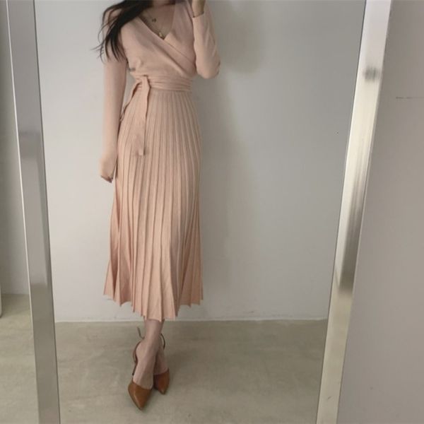 casual dresses dress chic spring design sense v-neck high waist lace up thin pleated medium length for women o6fe, Black;gray
casual dresses dress chic spring design sense v-neck high waist lace up thin pleated medium length for women o6fe, Black;gray