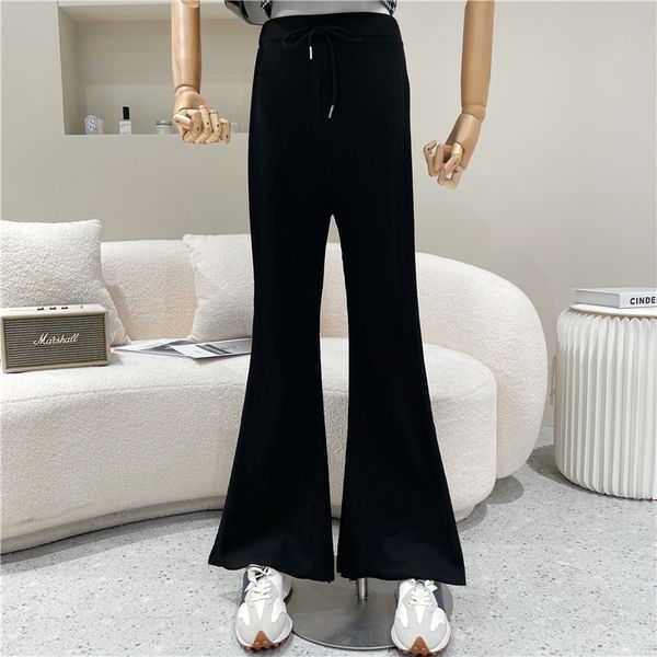 pant nicho female design spring black fashions with burning thread high waist feel thin and leg down pants, White
pant nicho female design spring black fashions with burning thread high waist feel thin and leg down pants, White