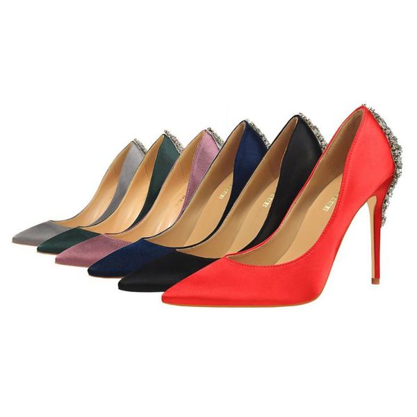 dress shoes show women's fine thin ultra-high heels fetish suede surface pointed toe metal decoration formal women nude, Black
dress shoes show women's fine thin ultra-high heels fetish suede surface pointed toe metal decoration formal women nude, Black
