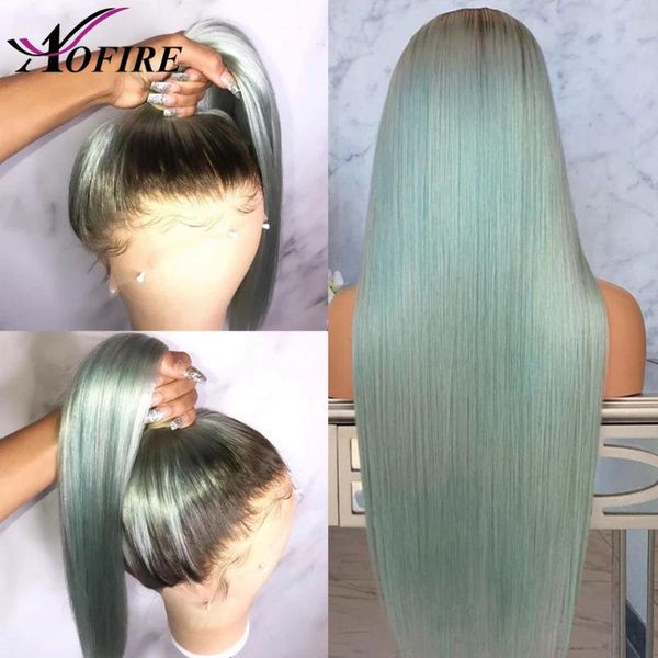 lace wigs cyan-blue wig straight front transparent color human hair brazilian for women virgin, Black;brown
lace wigs cyan-blue wig straight front transparent color human hair brazilian for women virgin, Black;brown