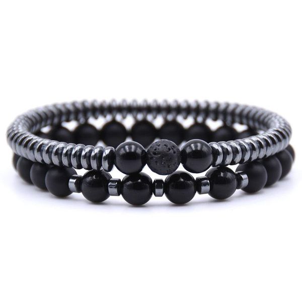 beaded, strands 2pcs/set set bracelet couple distance natural stone yoga beaded men and women girlfriend gift charm chain, Black
beaded, strands 2pcs/set set bracelet couple distance natural stone yoga beaded men and women girlfriend gift charm chain, Black