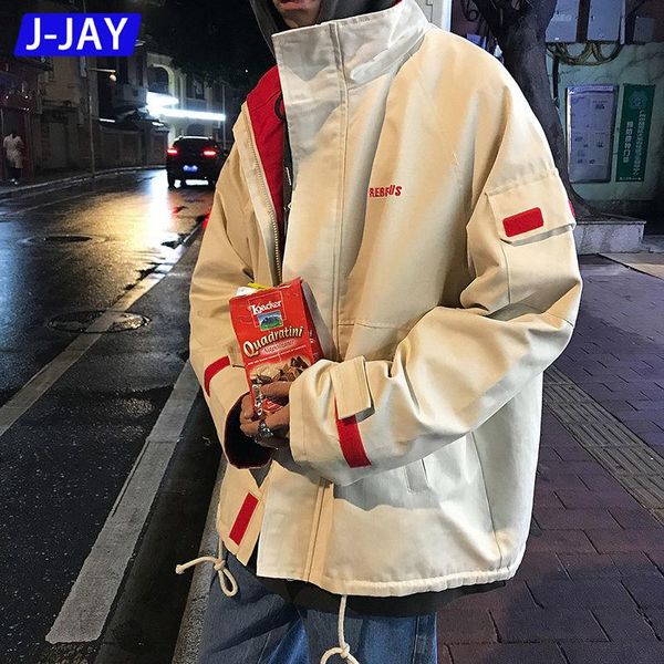 j-jay brand men's stand-up collar jacket 2021 design embroidery hip-hop tooling style techwear baseball uniform men clothing jackets, Black;brown
j-jay brand men's stand-up collar jacket 2021 design embroidery hip-hop tooling style techwear baseball uniform men clothing jackets, Black;brown