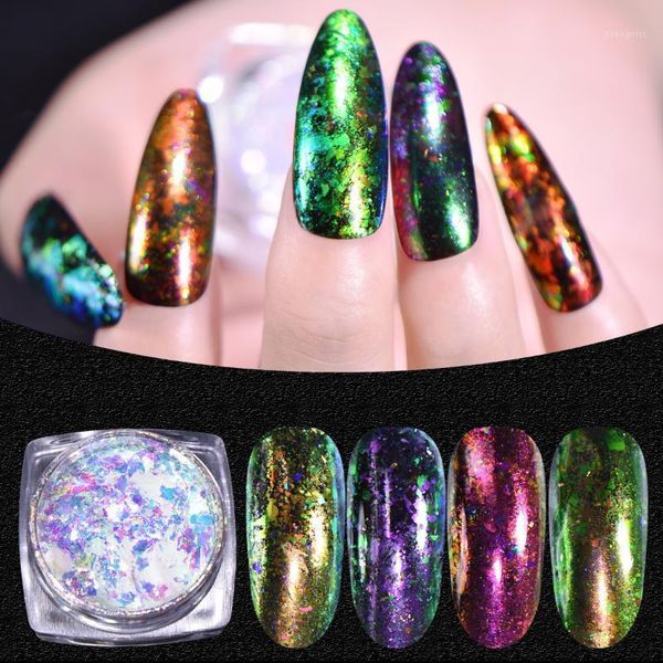 beauty bigbang nail flakes glitter 0.15g+0.15g chameleon chrome holographic art decoration sequins powder glitter1, Silver;gold
beauty bigbang nail flakes glitter 0.15g+0.15g chameleon chrome holographic art decoration sequins powder glitter1, Silver;gold