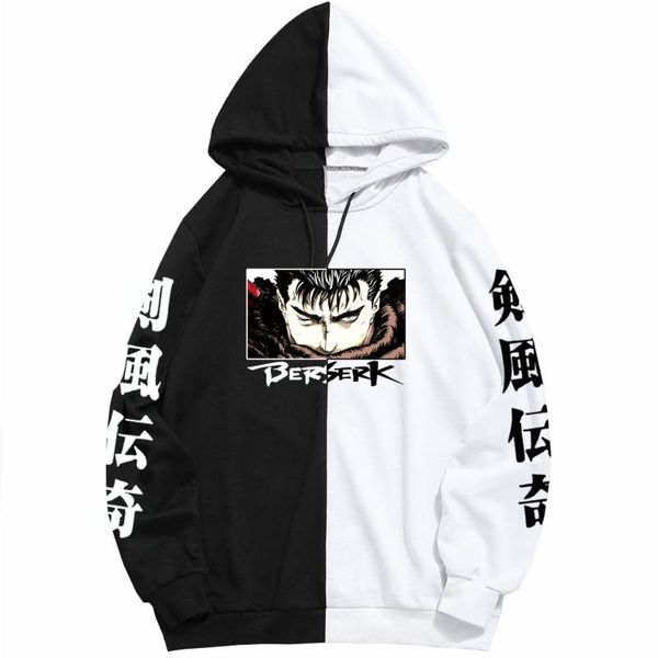 men's hoodies & sweatshirts winter berserk black white fashion anime hoodie pullovers casual loose
men's hoodies & sweatshirts winter berserk black white fashion anime hoodie pullovers casual loose