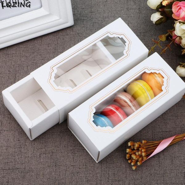 gift wrap 10pc white drawer style macaron cake box clear window baking boxes package paper wedding party baby show supply1
gift wrap 10pc white drawer style macaron cake box clear window baking boxes package paper wedding party baby show supply1