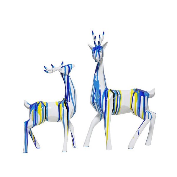 decorative objects & figurines 2021 modern geometric flowing color deer art sculpture abstract animal statue resin craft home decor accessor
decorative objects & figurines 2021 modern geometric flowing color deer art sculpture abstract animal statue resin craft home decor accessor