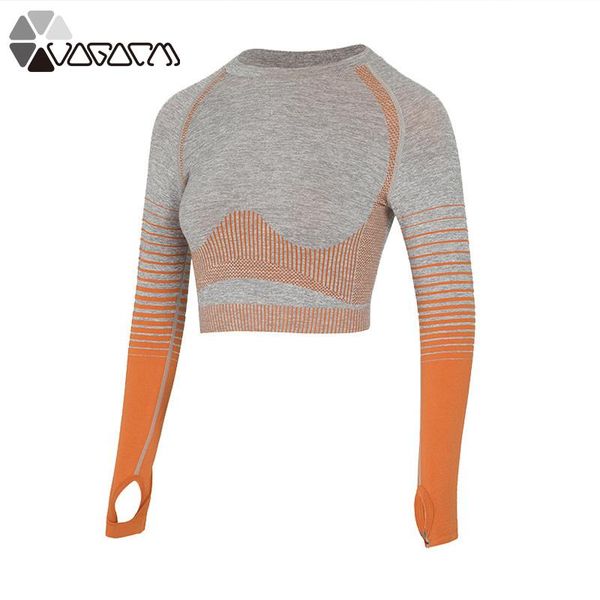 yoga outfits push seamless women shirts striped sport long-sleeved stretch crop training running active gym clothes sportswear, White;red
yoga outfits push seamless women shirts striped sport long-sleeved stretch crop training running active gym clothes sportswear, White;red