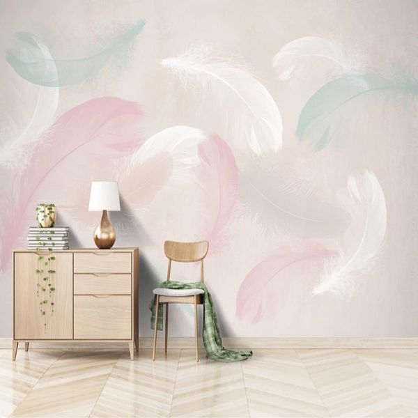 wallpapers custom any size wall cloth nordic feather small fresh dreamy murals waterproof wallcloth living room sofa background paper
wallpapers custom any size wall cloth nordic feather small fresh dreamy murals waterproof wallcloth living room sofa background paper
