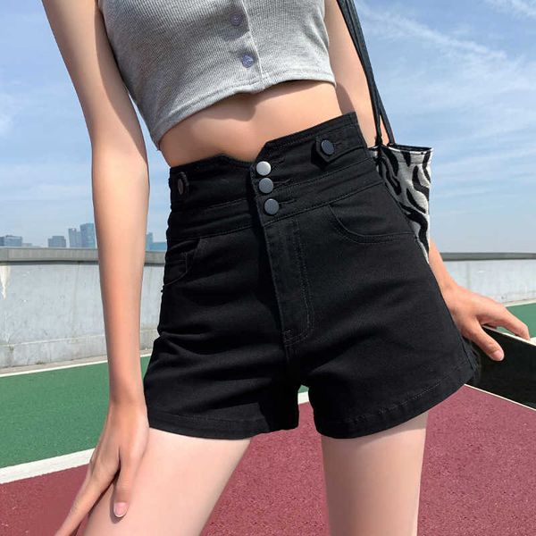 denim high waist shorts women 2021 summer thin net red show tight elastic korean a-line pants fashion, Blue
denim high waist shorts women 2021 summer thin net red show tight elastic korean a-line pants fashion, Blue