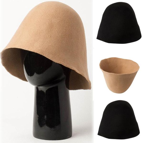 cloches fashion bucket hat women's wool felt cap foldable fisherman er casual elegant keep warm in winter l42, Blue;gray
cloches fashion bucket hat women's wool felt cap foldable fisherman er casual elegant keep warm in winter l42, Blue;gray