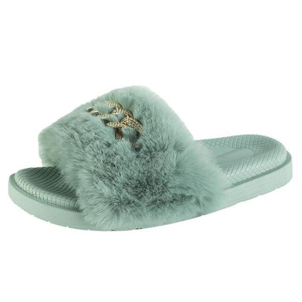 spring autumn fashion women slippers metal chain fur slip on flat fluffy sliders pantuflas mujer qq58, Black
spring autumn fashion women slippers metal chain fur slip on flat fluffy sliders pantuflas mujer qq58, Black