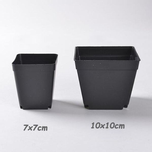 planters & pots 10pcs/lot 7*7,10*10cm black color flower pot trays plastic creative small square for succulent plants
planters & pots 10pcs/lot 7*7,10*10cm black color flower pot trays plastic creative small square for succulent plants