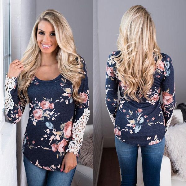 women's blouses & shirts womens crew neck striped long sleeve ladies casual loose floral cotton blouse blue red in74, White
women's blouses & shirts womens crew neck striped long sleeve ladies casual loose floral cotton blouse blue red in74, White