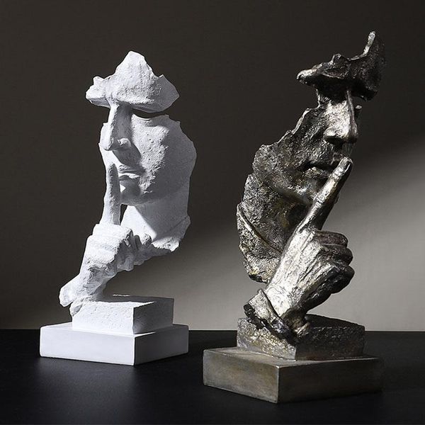 decorative objects & figurines home decoration accessories nordic silence is gold characters ornaments simple resin craft miniature living r
decorative objects & figurines home decoration accessories nordic silence is gold characters ornaments simple resin craft miniature living r