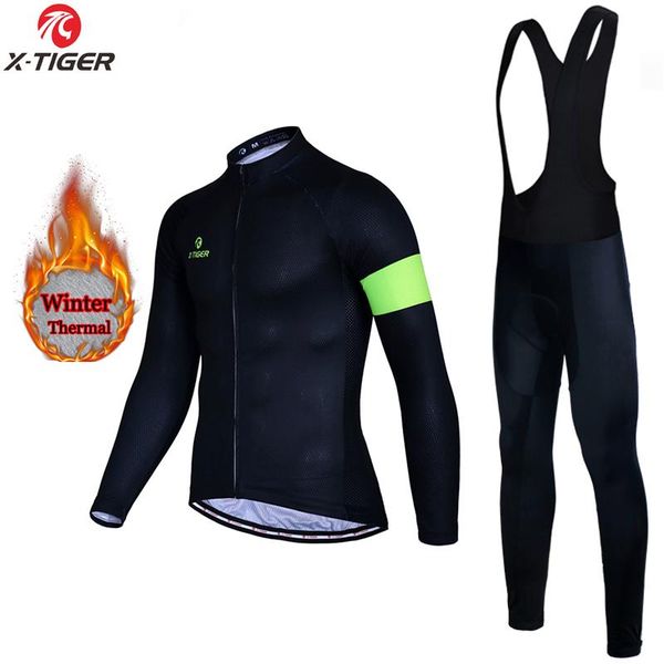racing sets x-tiger winter fleece thermal cycling jersey set maillot ropa ciclismo mtb bike long sleeve clothes bicycle suit clothing, Black;blue
racing sets x-tiger winter fleece thermal cycling jersey set maillot ropa ciclismo mtb bike long sleeve clothes bicycle suit clothing, Black;blue