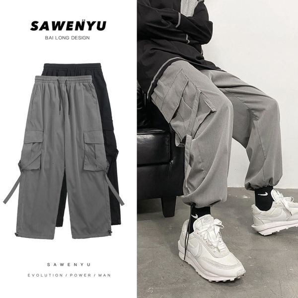 men's pants autumn cargo fashion solid color multi-pocket overalls men streetwear hip-hop loose straight trousers mens m-2xl m0or, Black
men's pants autumn cargo fashion solid color multi-pocket overalls men streetwear hip-hop loose straight trousers mens m-2xl m0or, Black