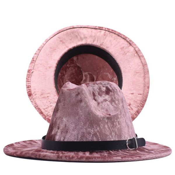 wide brim hats women men gold velvet fedora hat gentleman elegant winter autumn jazz felt ladies panama sombrero caps, Blue;gray
wide brim hats women men gold velvet fedora hat gentleman elegant winter autumn jazz felt ladies panama sombrero caps, Blue;gray